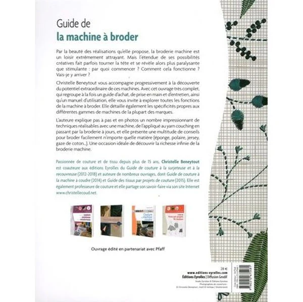 Guide de la machine �� broder<br> Christelle Beneytout