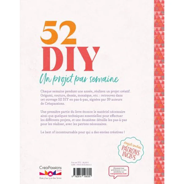 52 diy - un projet par semaine<br> Collectif