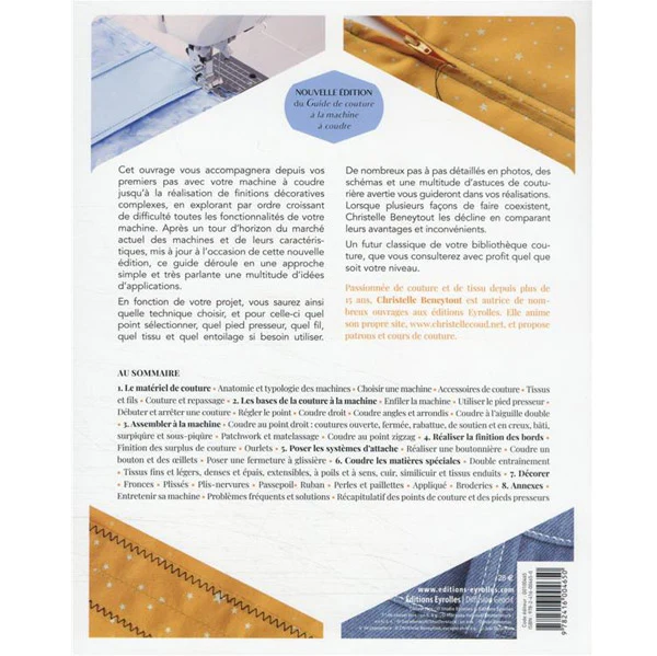 Guide de couture �� la machine �� coudre<br> Christelle Beneytout