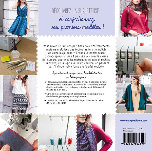 Apprendre �� coudre �� la surjeteuse<br> Laure Guyet