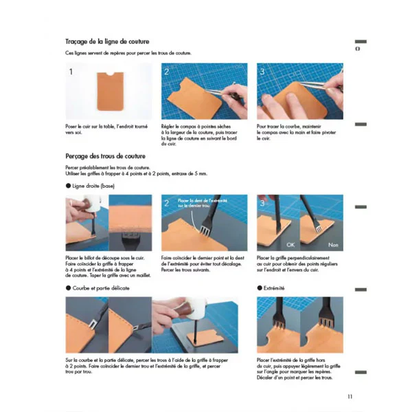 Accessoires en cuir, couture �� la main<br> Noriko Matsusaki