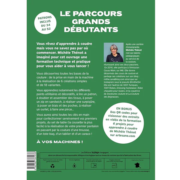 Couture - le parcours grands d��butants<br> Mich��le Th��not
