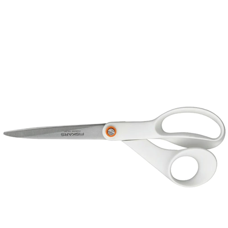 Ciseaux couture Fiskars<br> Blancs 21 cm