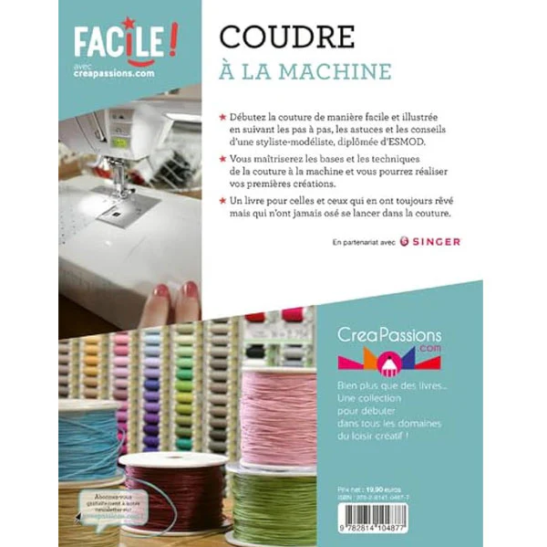 Coudre �� la machine<br> Virginie Jossomme
