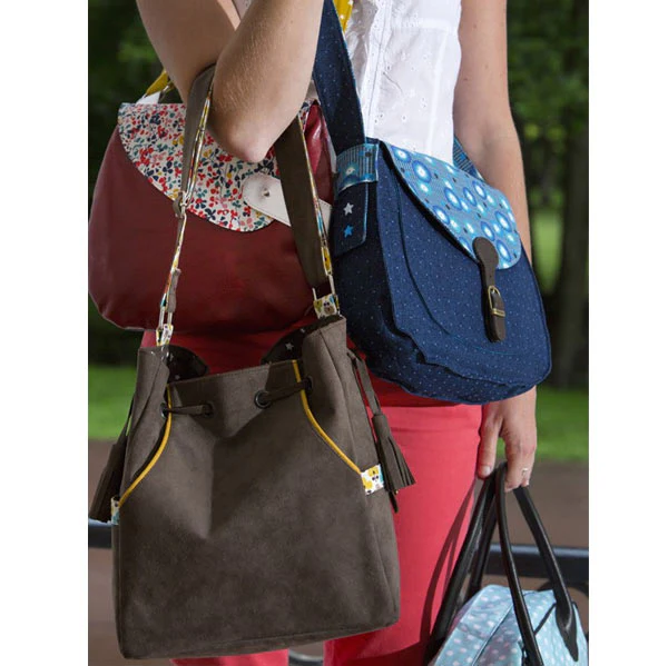 Les sacs et pochettes �� coudre de La petite cabane de Mavada<br> Edwige Foissac