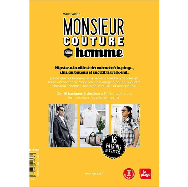 Monsieur - Couture pour homme<br> Maud Vadon