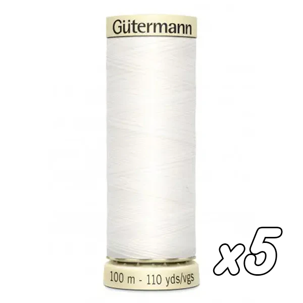 Fil �� coudre<br> G��termann Creativ n��100<br> 100m ou 200m x5