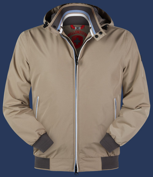 College HiDansAirTec, Sandstone/White/Bluesmoke - Wellensteyn Outlet