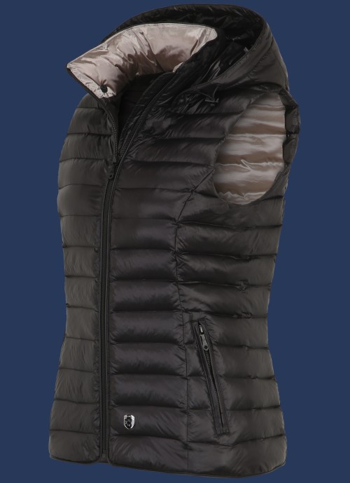 Italy Vest Hood MoShiHiTec, Schwarz - Wellensteyn Outlet