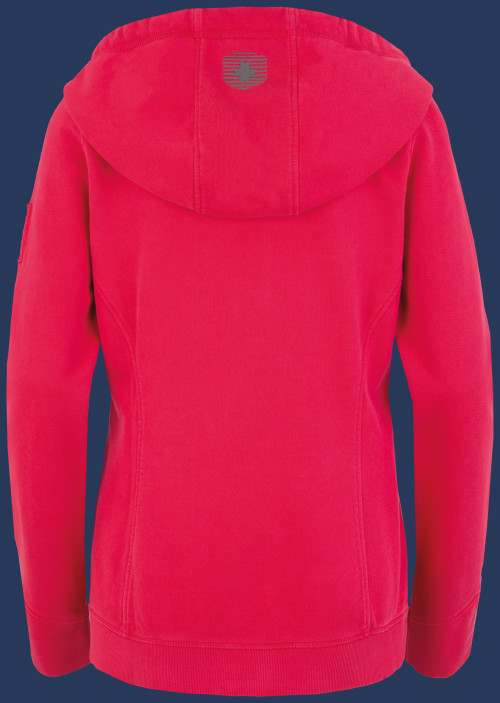 Yacht Hoodie Lady French Terry 400, Berry - Wellensteyn Outlet
