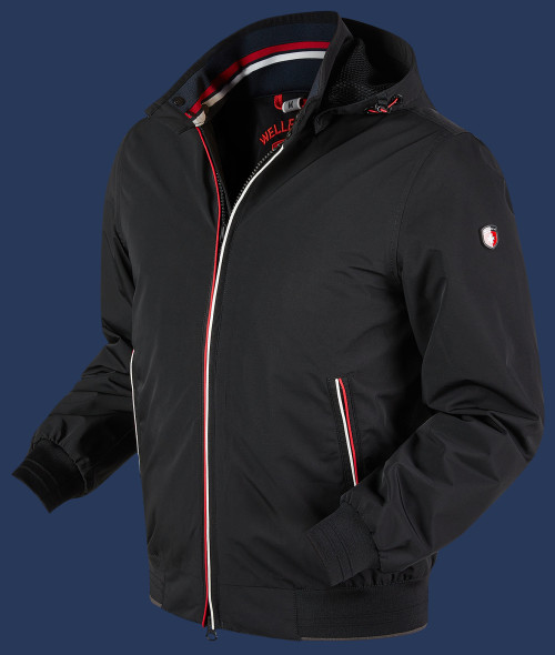 College HiDansAirTec, Black/White - Wellensteyn Outlet