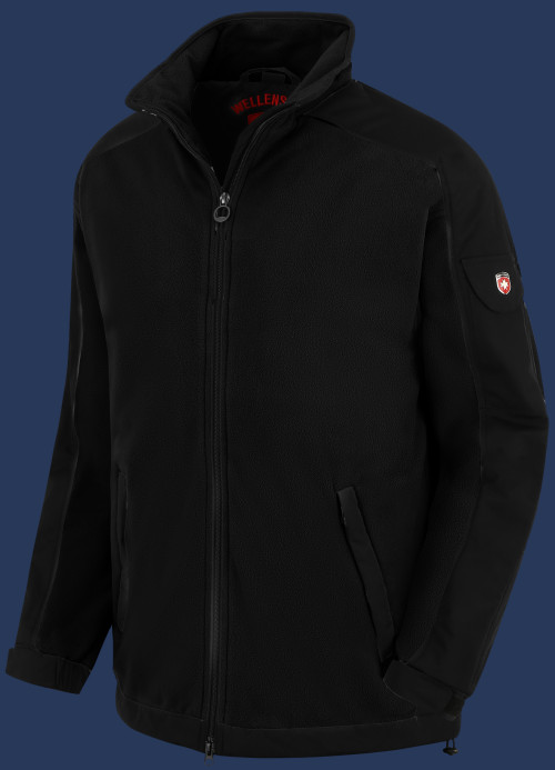Jet-Jacke MicroFleece, Schwarz - Wellensteyn Outlet