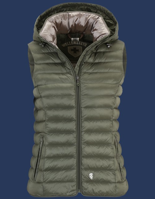 Italy Vest Hood MoShiHiTec, Salbei - Wellensteyn Outlet