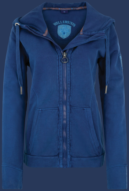 Yacht Hoodie Lady French Terry 400, Darknavy - Wellensteyn Outlet