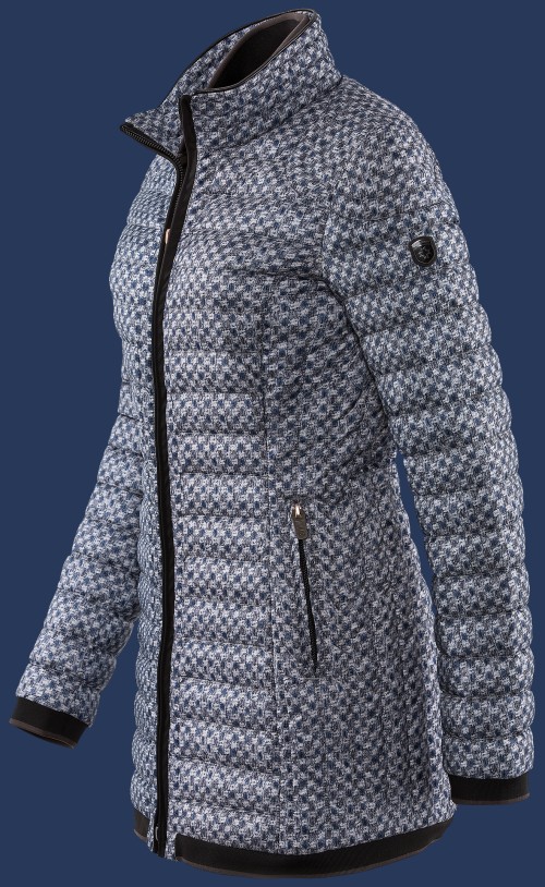 Helium Medium FloRaHiTec, Blue/Offwhite Close Up - Wellensteyn Outlet