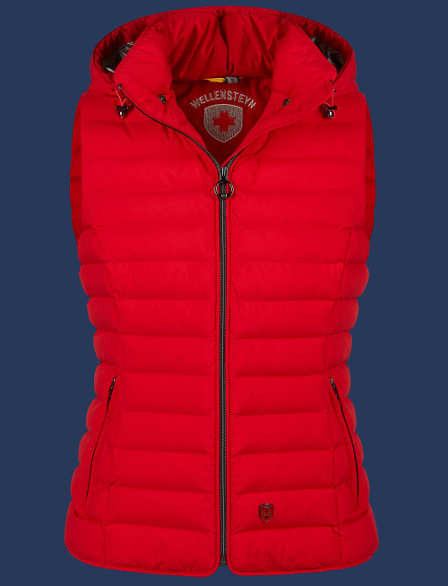 Italy Vest Hood MoSoDuHiTec, Red - Wellensteyn Outlet