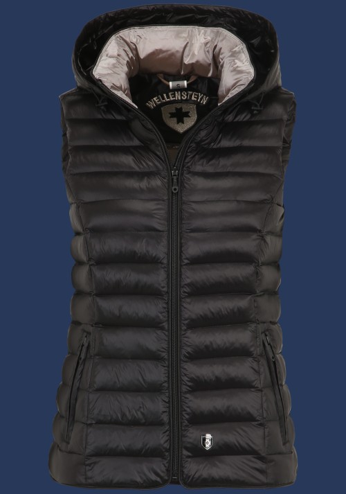Italy Vest Hood MoShiHiTec, Schwarz - Wellensteyn Outlet