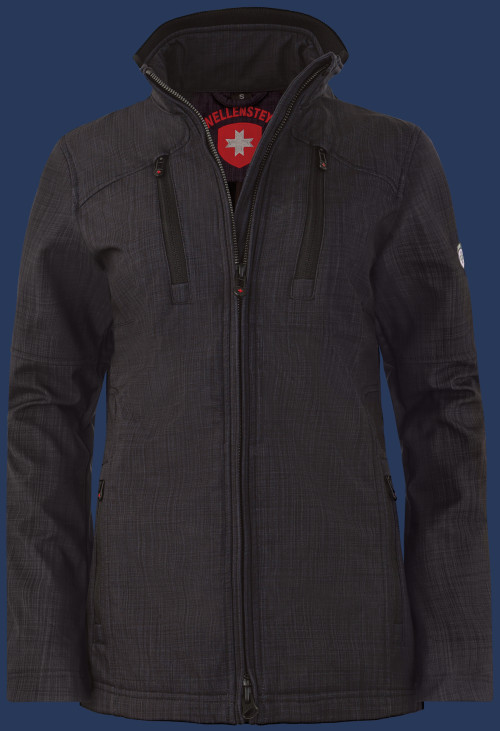 Sprinter Lady MelaCroSoftshell, Blackcheck - Wellensteyn Outlet