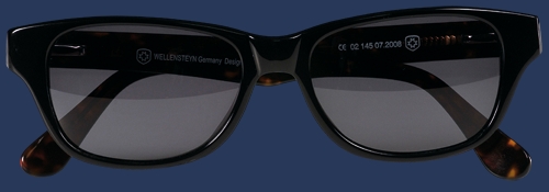 Sonnenbrille Monsieur Petit Acetat, Black/Havanna - Wellensteyn Outlet