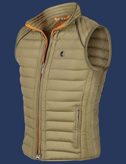 MOL Men Vest MoSoDuHiTec, Lightarmy/Orange - Wellensteyn Outlet