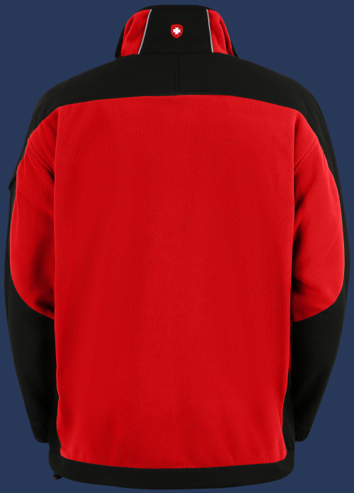 Jet-Jacke MicroFleece, Rot/Schwarz - Wellensteyn Outlet