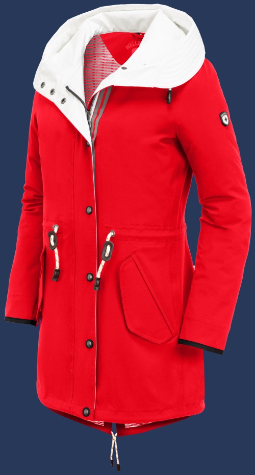 Sommerparka SeSilEstAirTec, Rot/Cocos - Wellensteyn Outlet