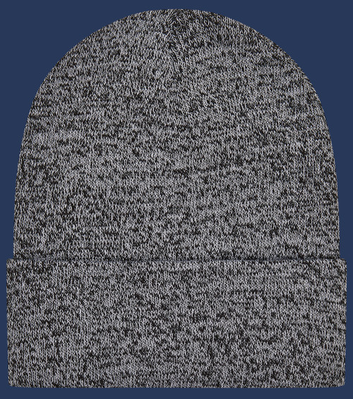 Hafenmütze Classicstrick, Saltpepper/Black - Wellensteyn Outlet