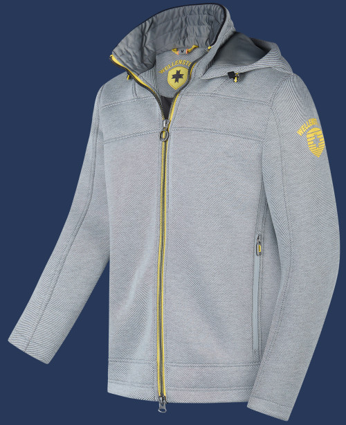 Florida Men ScuWiLiHiTec, Lightgreymelange/Yellow - Wellensteyn Outlet