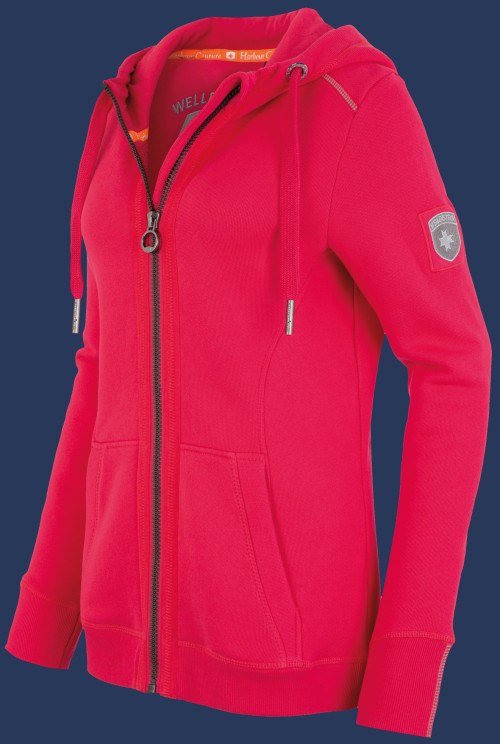 Yacht Hoodie Lady Tech Sweat 450, Berry | Wellensteyn Outlet Store - Wellensteyn Outlet