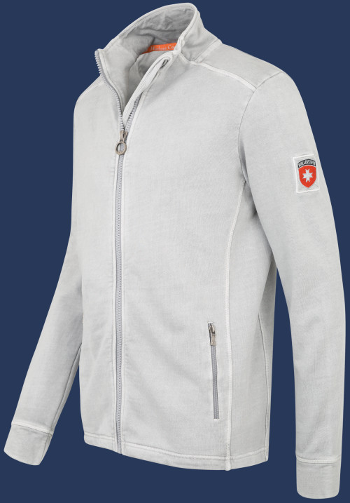 Yacht Jacket Men French Terry 400, Lightgrey | Wellensteyn Outlet Store - Wellensteyn Outlet