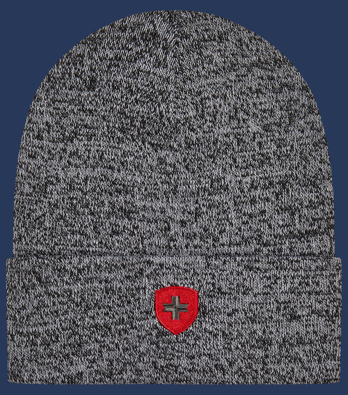 Hafenmütze Classicstrick, Saltpepper/Black - Wellensteyn Outlet