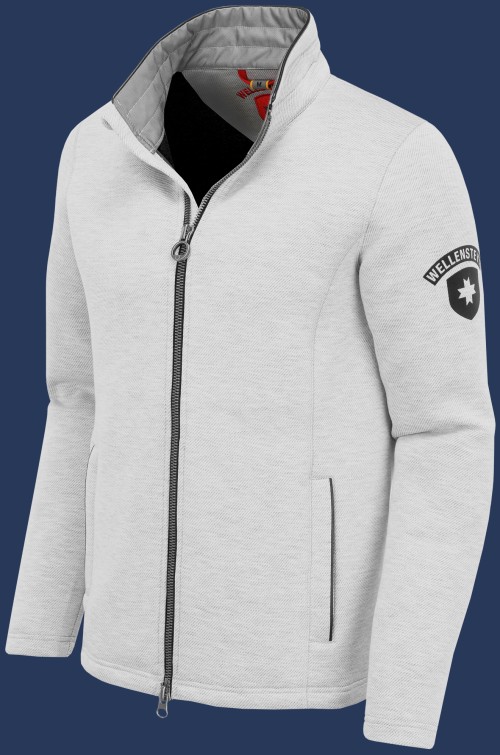 Tampa Men ScubaDotSweat, Lightgreymelange/Black - Wellensteyn Outlet