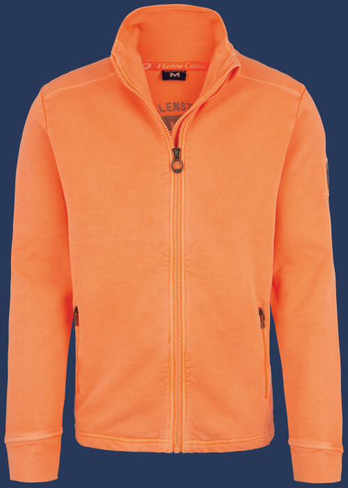 Yacht Jacket Men French Terry 400, Neonpeach - Wellensteyn Outlet