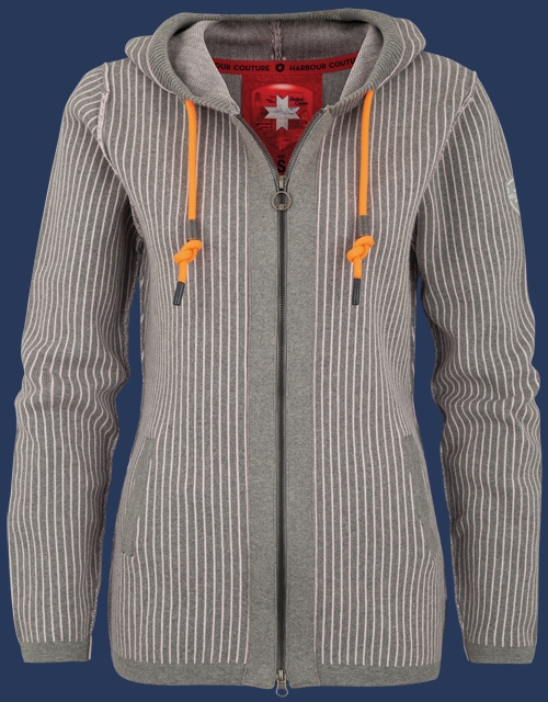 Damen Jacke 002 KoNitK, Ashgrey/Superpink - Wellensteyn Outlet