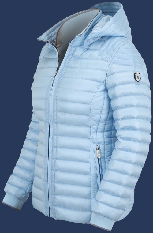 Helium Short with Hood IceRiAirTec, Iceblue - Wellensteyn Outlet