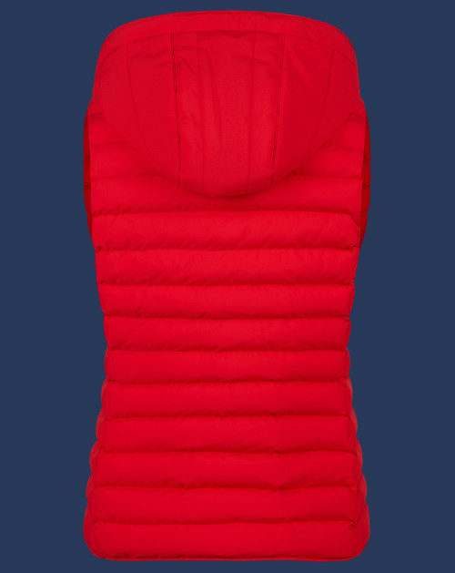 Italy Vest Hood MoSoDuHiTec, Red - Wellensteyn Outlet