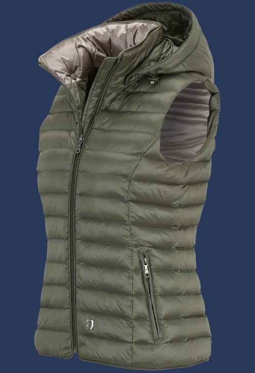 Italy Vest Hood MoShiHiTec, Salbei - Wellensteyn Outlet