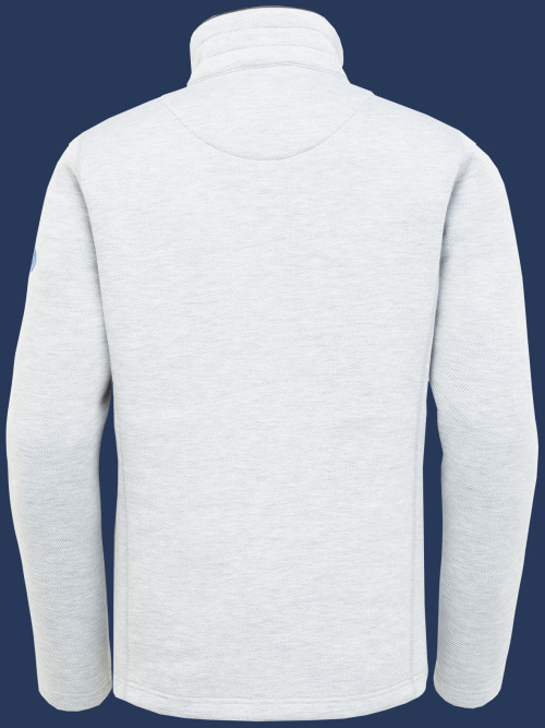 Tampa Men ScubaDotSweat, Lightgreymelange/Royalblue - Wellensteyn Outlet