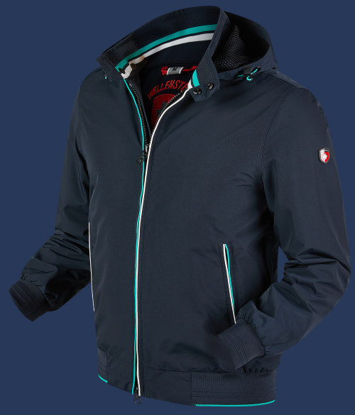 College HiDansAirTec, Darknavy/Green - Wellensteyn Outlet