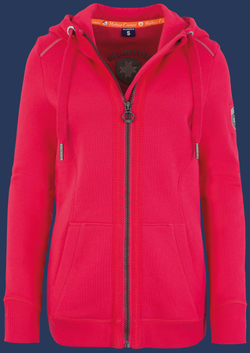Yacht Hoodie Lady Tech Sweat 450, Berry | Wellensteyn Outlet Store - Wellensteyn Outlet