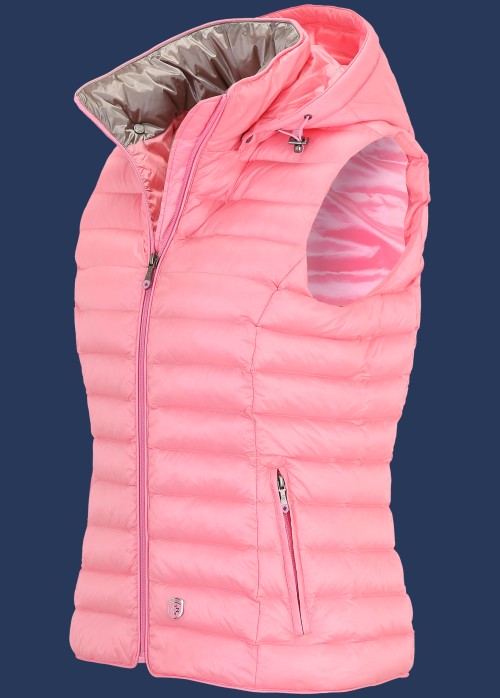 Italy Vest Hood MoShiHiTec, Lipstickrose - Wellensteyn Outlet