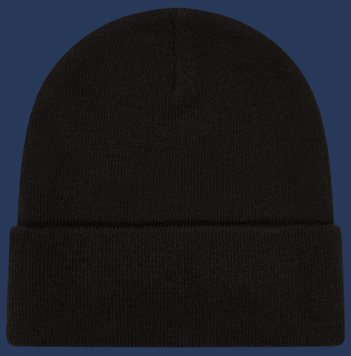 Hafenmütze Classicstrick, Schwarz/Rot - Wellensteyn Outlet