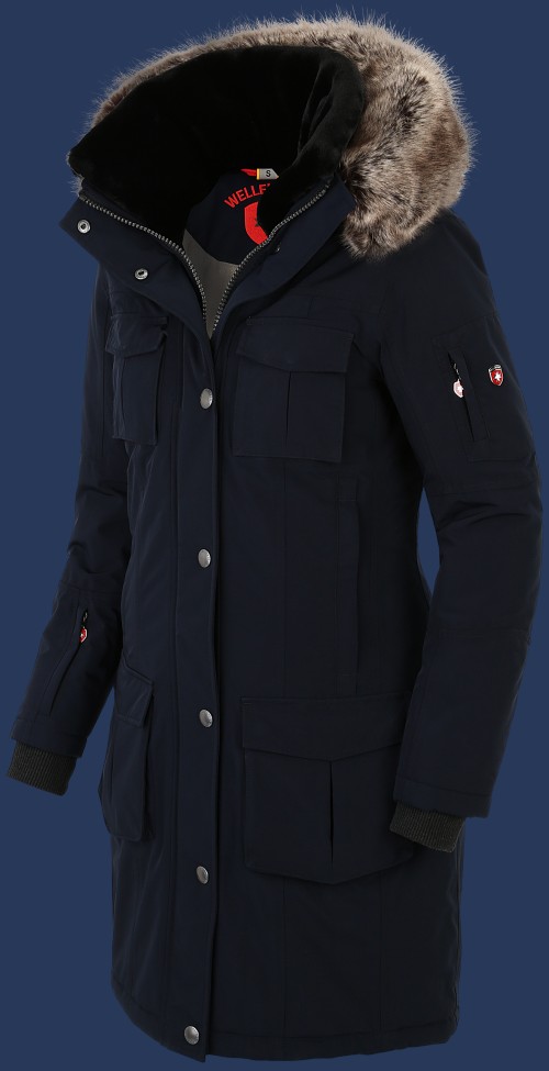 Schneezauber Long StroBoAirTec, Midnightblue - Wellensteyn Outlet