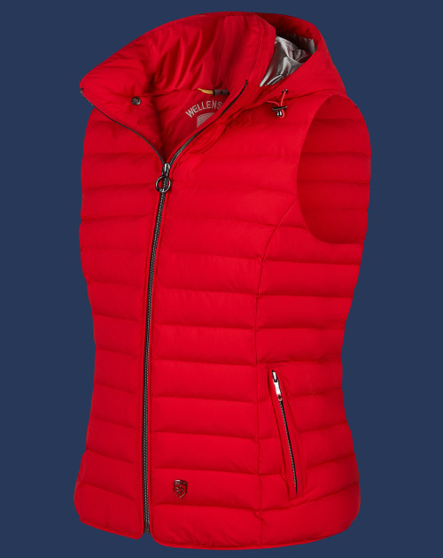 Italy Vest Hood MoSoDuHiTec, Red - Wellensteyn Outlet
