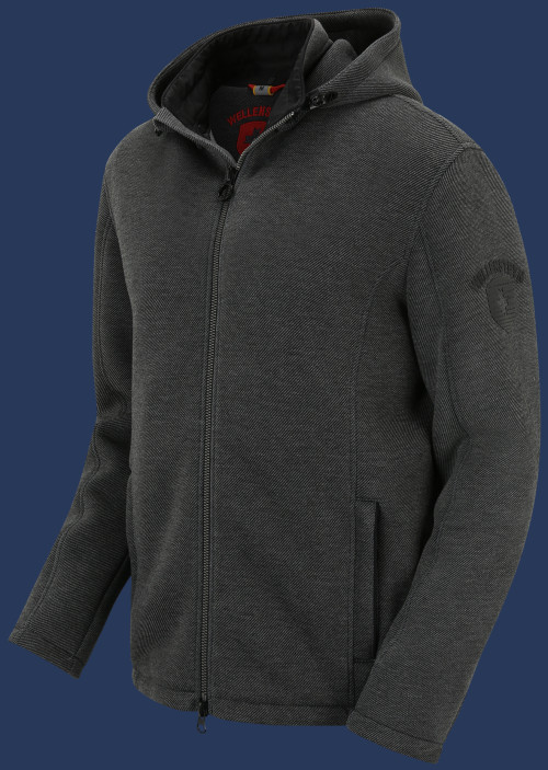 Sarasota Men ScuWiLiHiTec, Darkgreymelange/Black - Wellensteyn Outlet