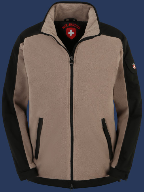 Jet-Jacke MicroFleece, Basalt/Schwarz - Wellensteyn Outlet