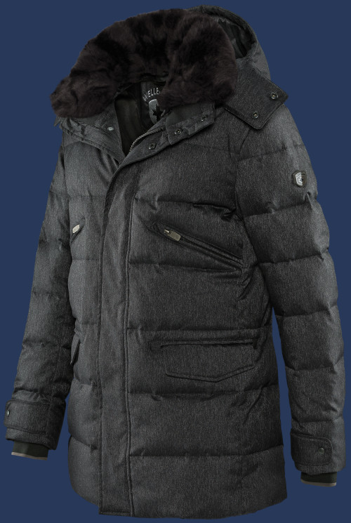 Vallee Men WoCarboAirTec, Blackmelange - Wellensteyn Outlet