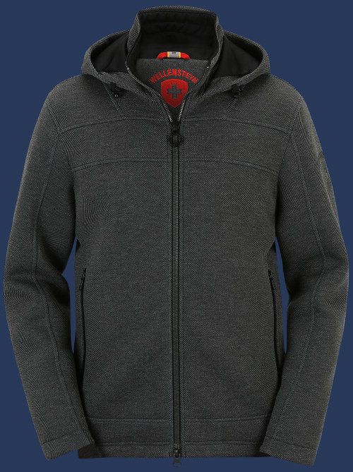 Florida Men ScuWiLiHiTec, Darkgreymelange/Black - Wellensteyn Outlet