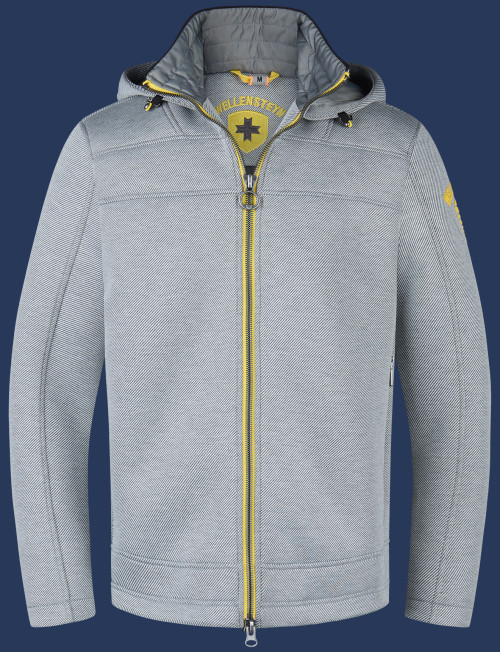 Florida Men ScuWiLiHiTec, Lightgreymelange/Yellow - Wellensteyn Outlet