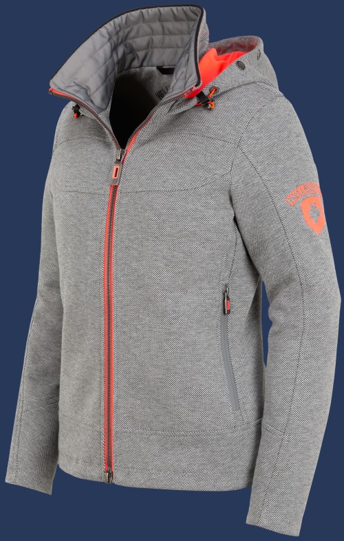 Florida Lady TechChesSweat, Greymelange/Pink - Wellensteyn Outlet